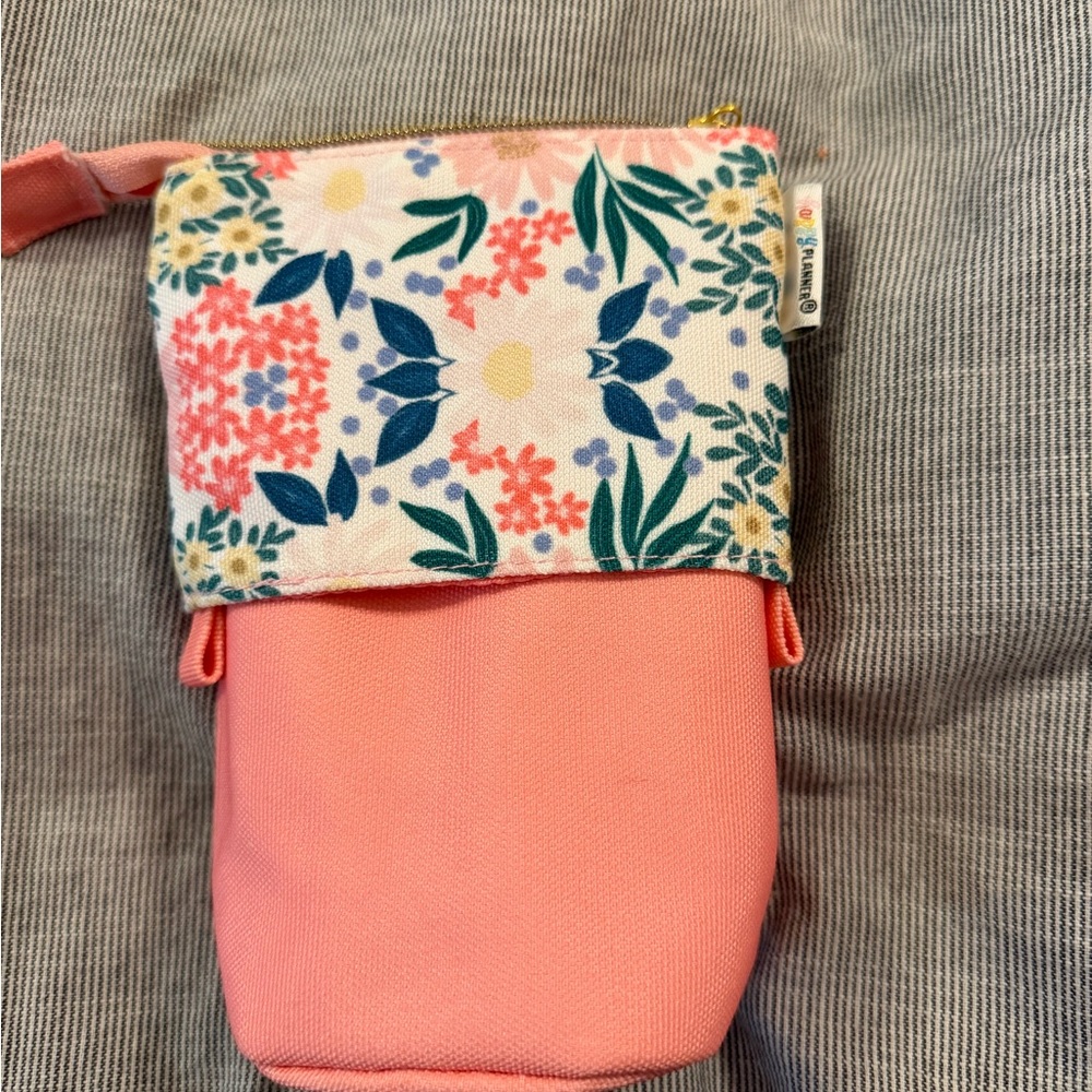 The Happy Planner Pink Floral Pencil Case